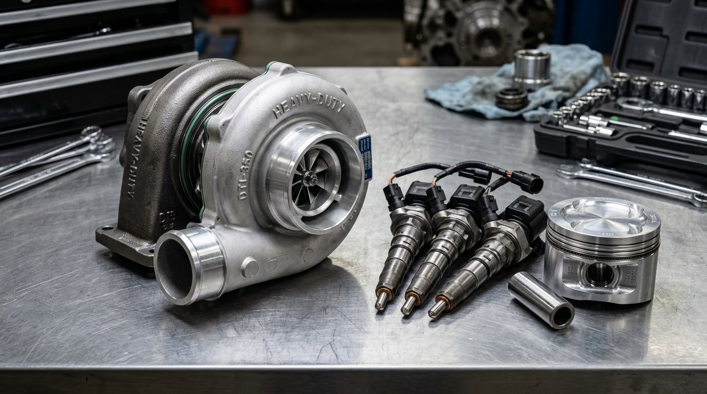 Componentes de Motor y Turbocompresor Fabela Diesel
